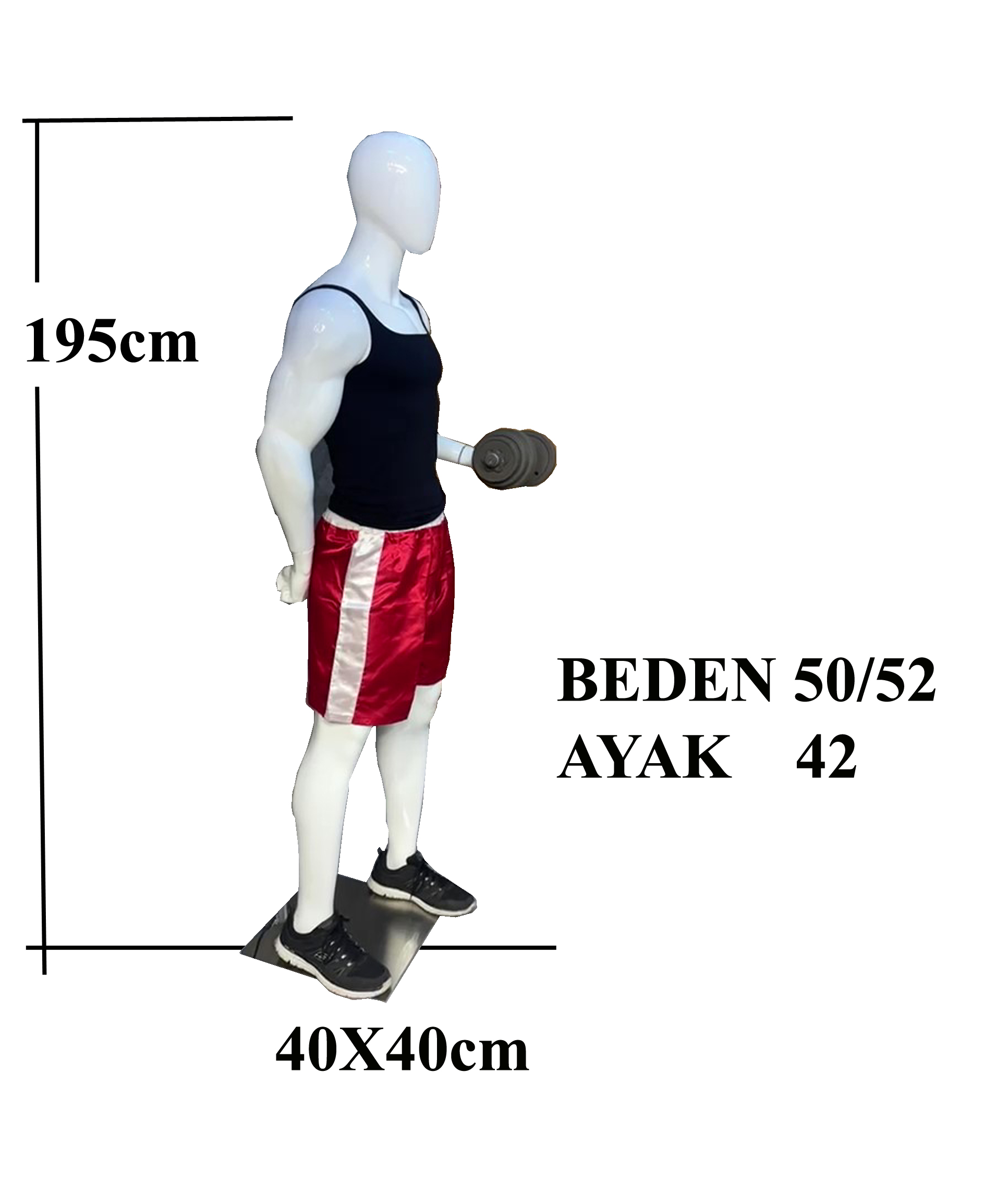 Erkek Halterci Manken
