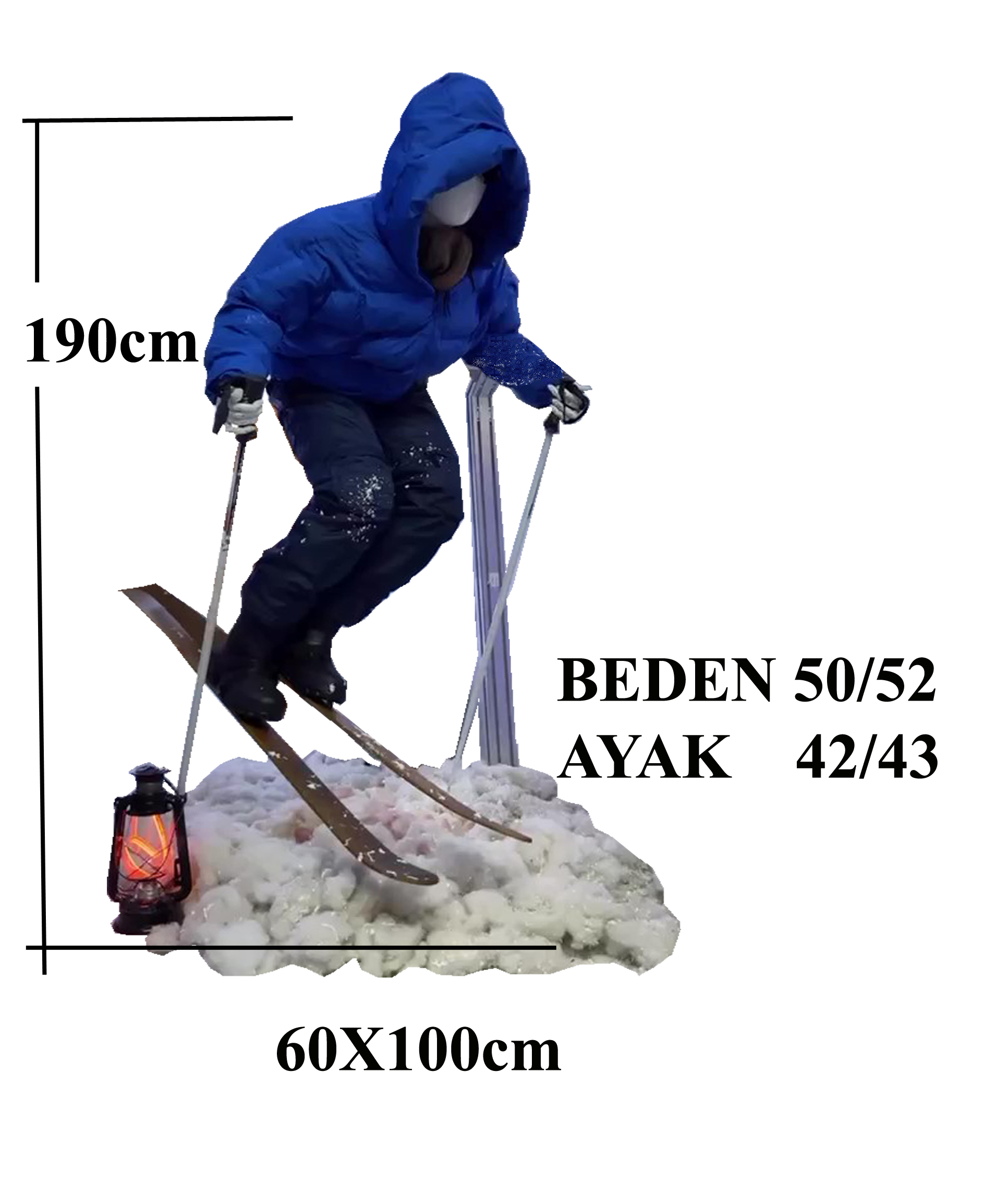 Erkek Kayakçı Manken